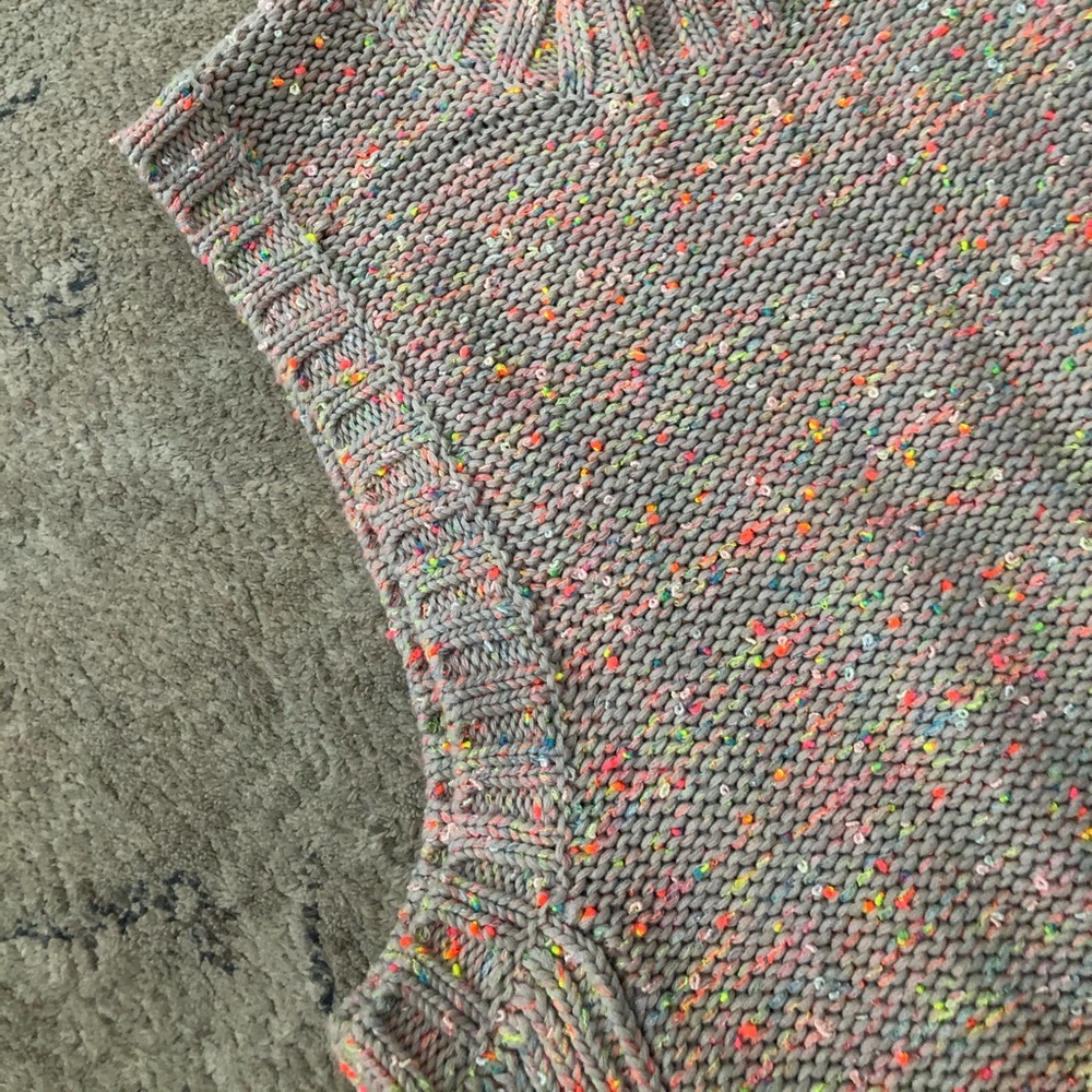 Cut off turtleneck sweater